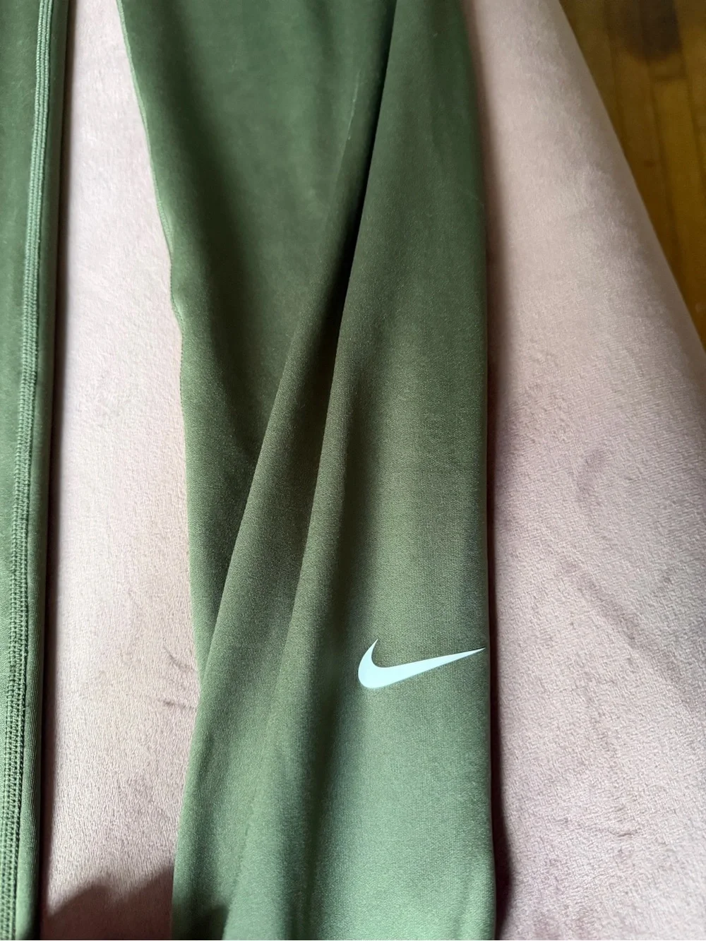 Nike Olive Green Kids' Athletic Leggings
